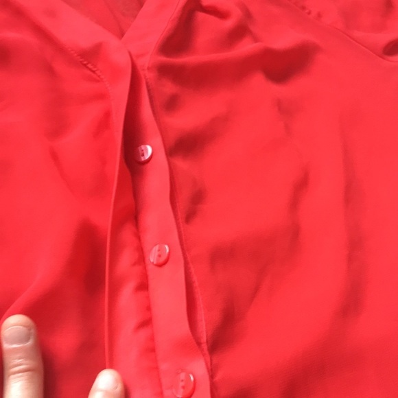 Apt 9 Red Blouse - Picture 6 of 8